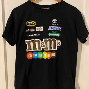 Kyle Busch 2011 NASCAR #18 M&Ms Black T-Shirt Large Chase Authentics